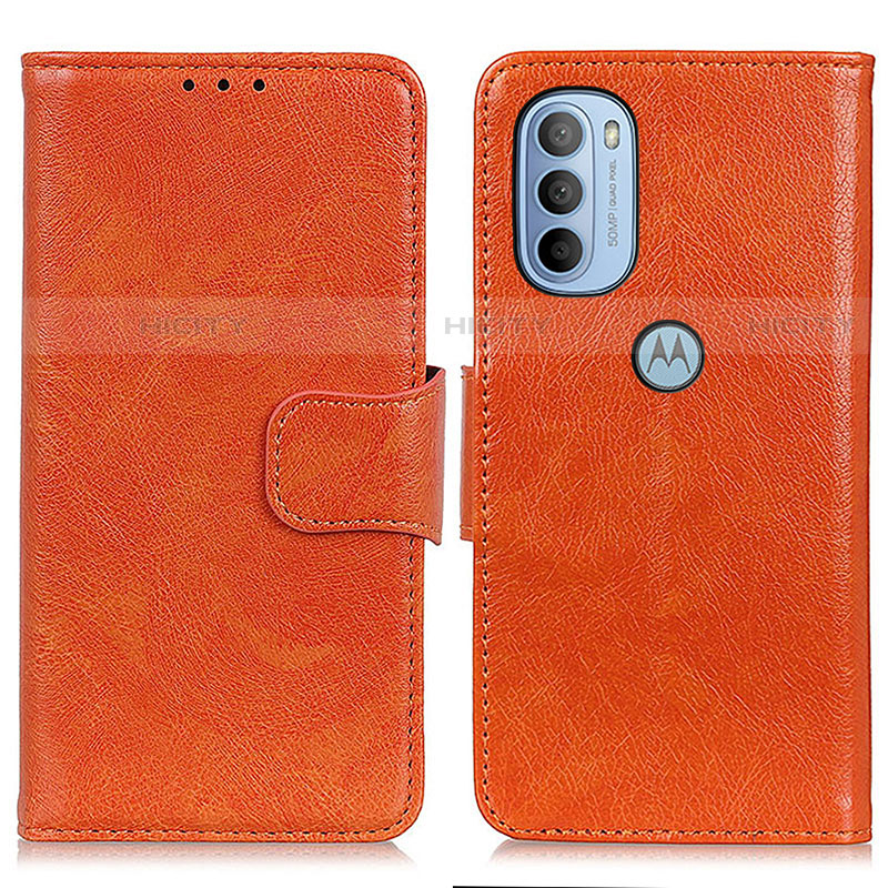 Funda de Cuero Cartera con Soporte Carcasa N05P para Motorola Moto G41