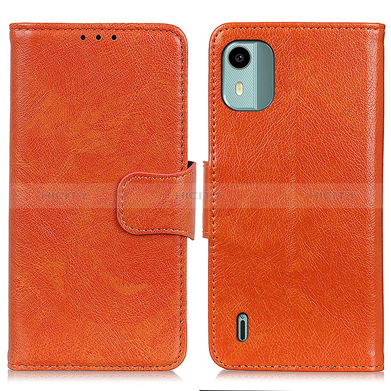 Funda de Cuero Cartera con Soporte Carcasa N05P para Nokia C12 Plus