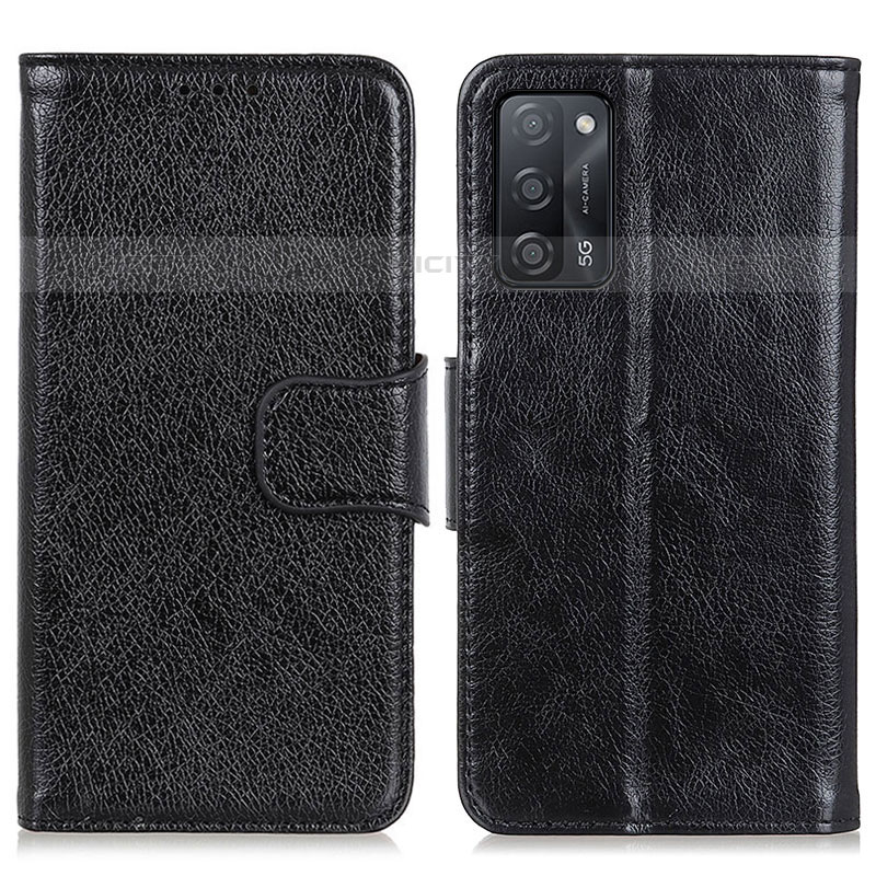 Funda de Cuero Cartera con Soporte Carcasa N05P para Oppo A53s 5G