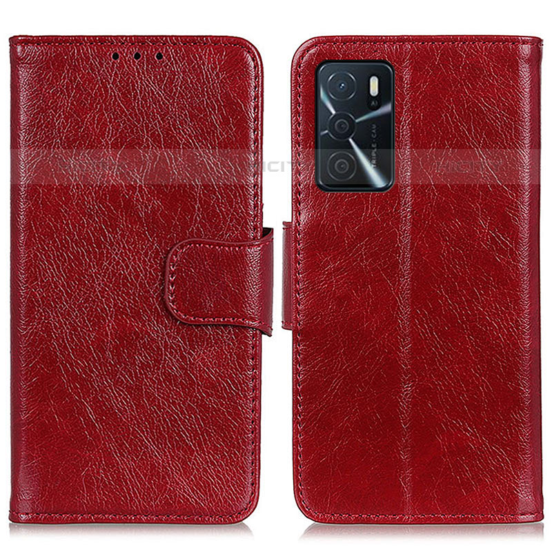 Funda de Cuero Cartera con Soporte Carcasa N05P para Oppo A54s