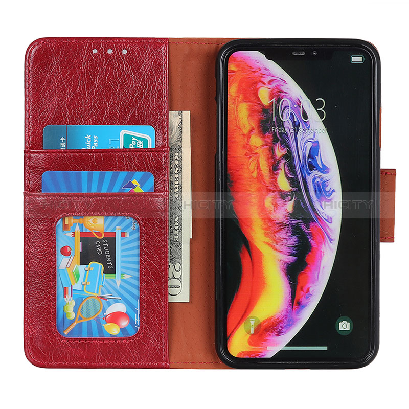 Funda de Cuero Cartera con Soporte Carcasa N05P para Oppo A56 5G