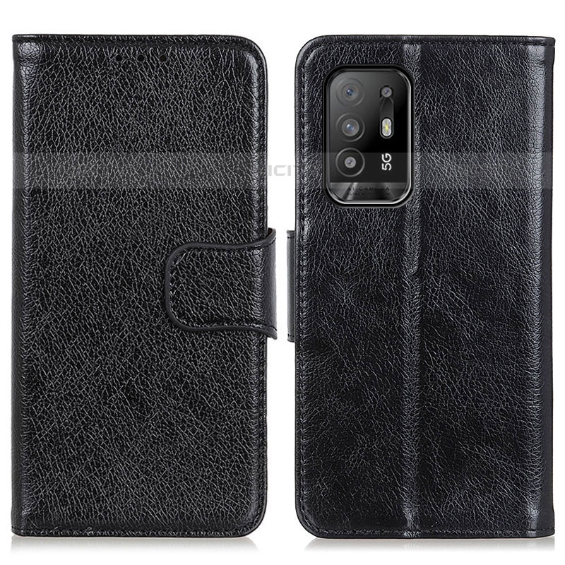 Funda de Cuero Cartera con Soporte Carcasa N05P para Oppo A94 5G