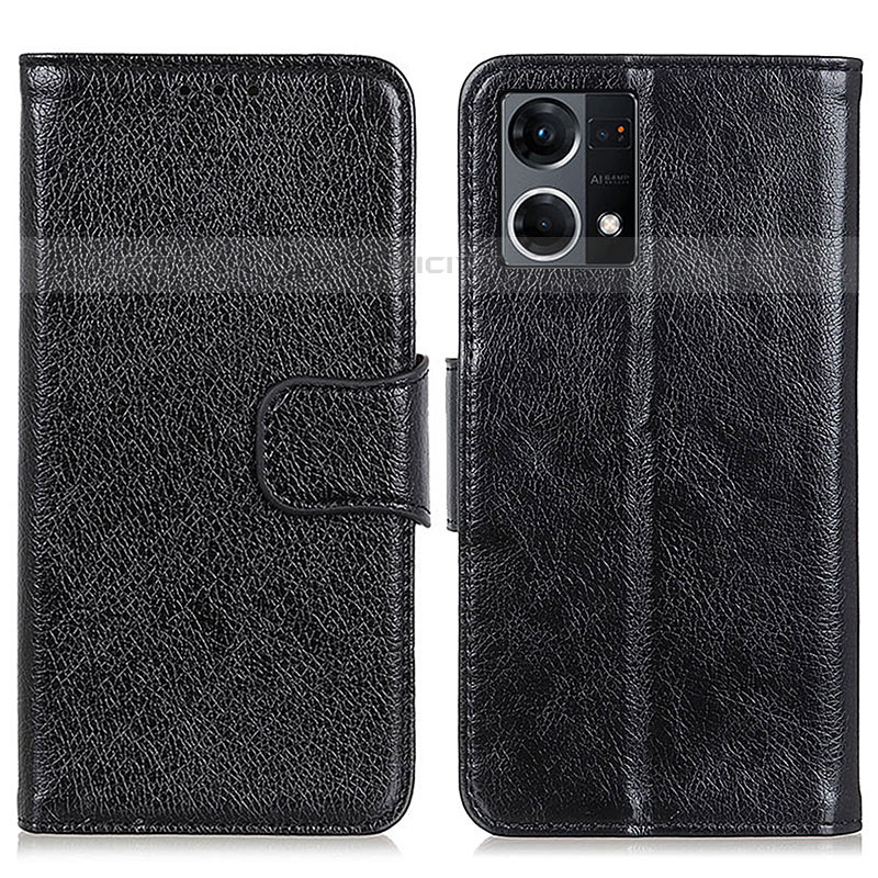 Funda de Cuero Cartera con Soporte Carcasa N05P para Oppo F21s Pro 4G