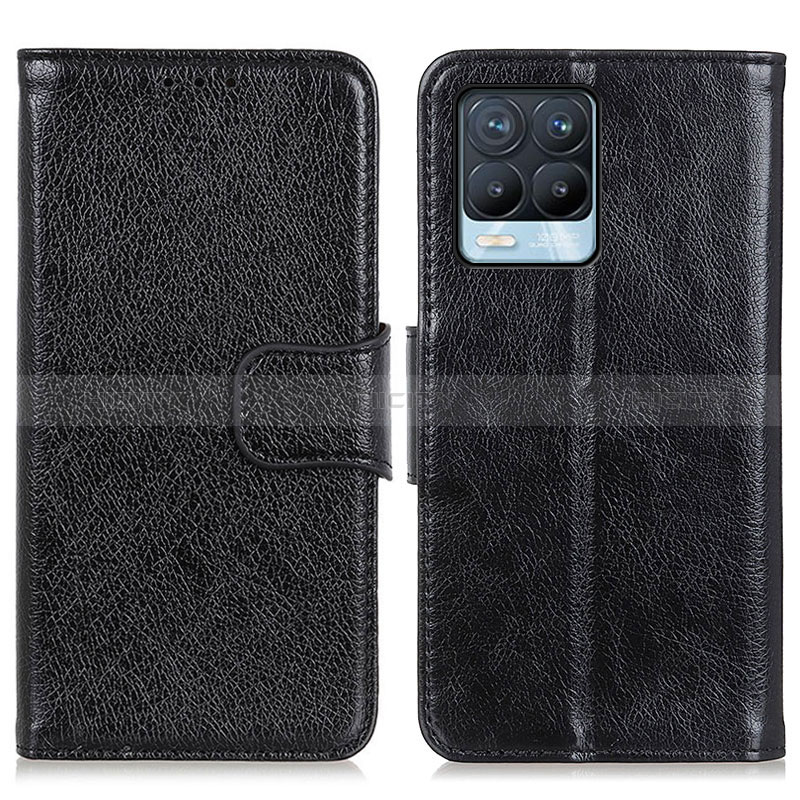 Funda de Cuero Cartera con Soporte Carcasa N05P para Realme 8 4G