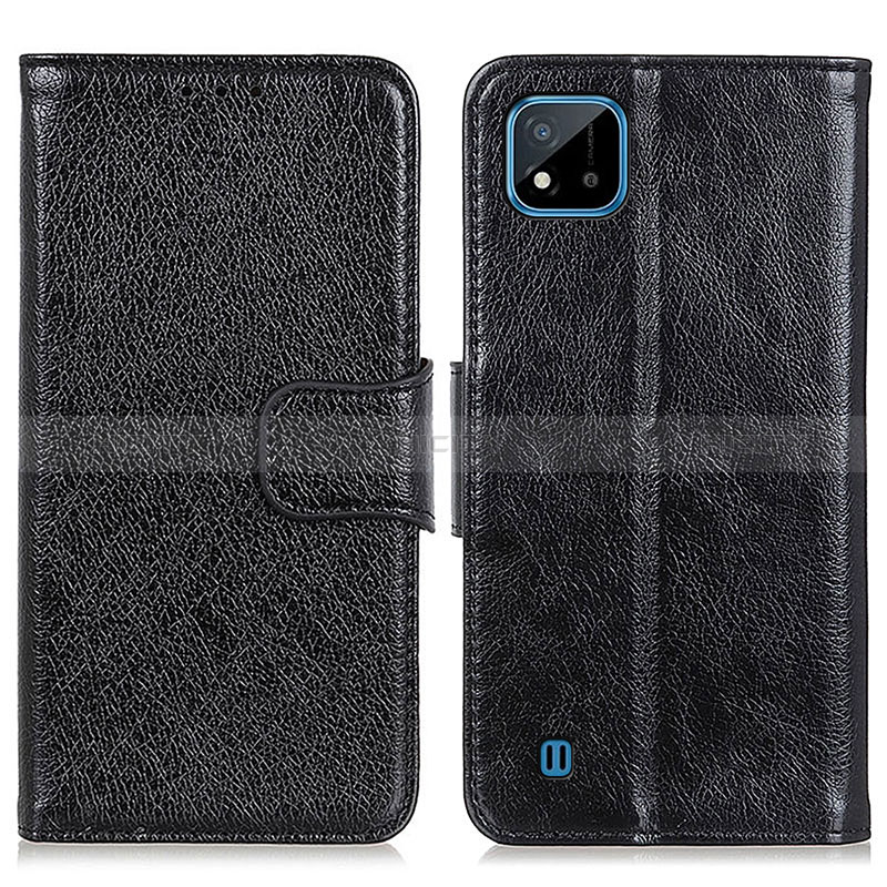 Funda de Cuero Cartera con Soporte Carcasa N05P para Realme C11 (2021)