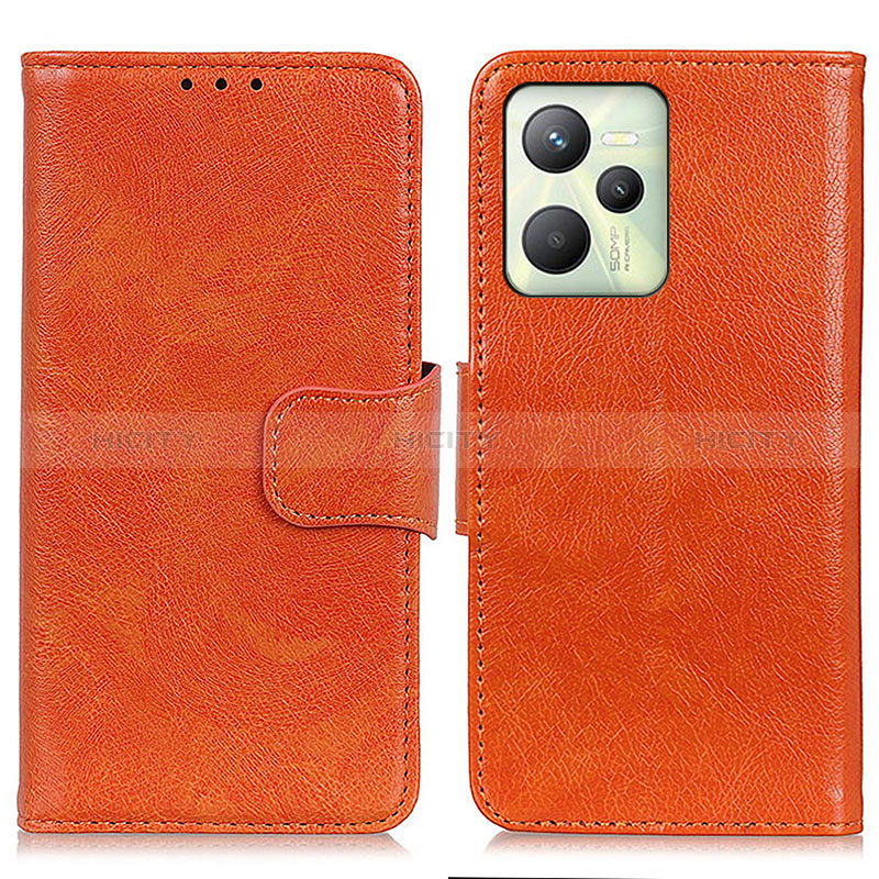 Funda de Cuero Cartera con Soporte Carcasa N05P para Realme C35