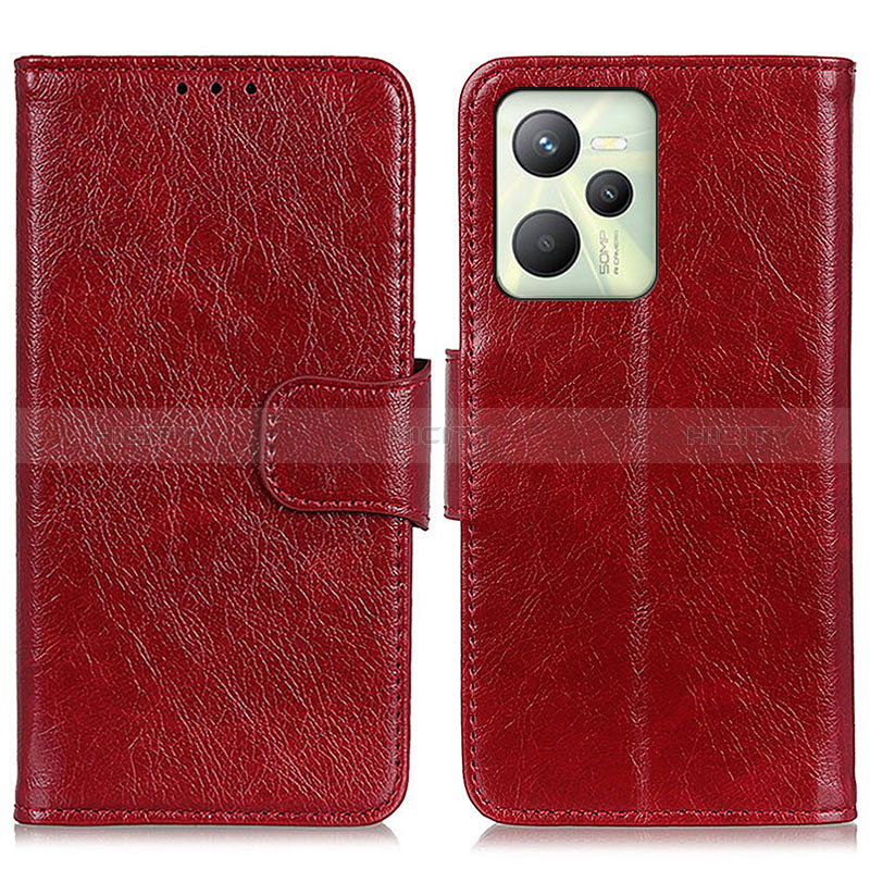 Funda de Cuero Cartera con Soporte Carcasa N05P para Realme C35