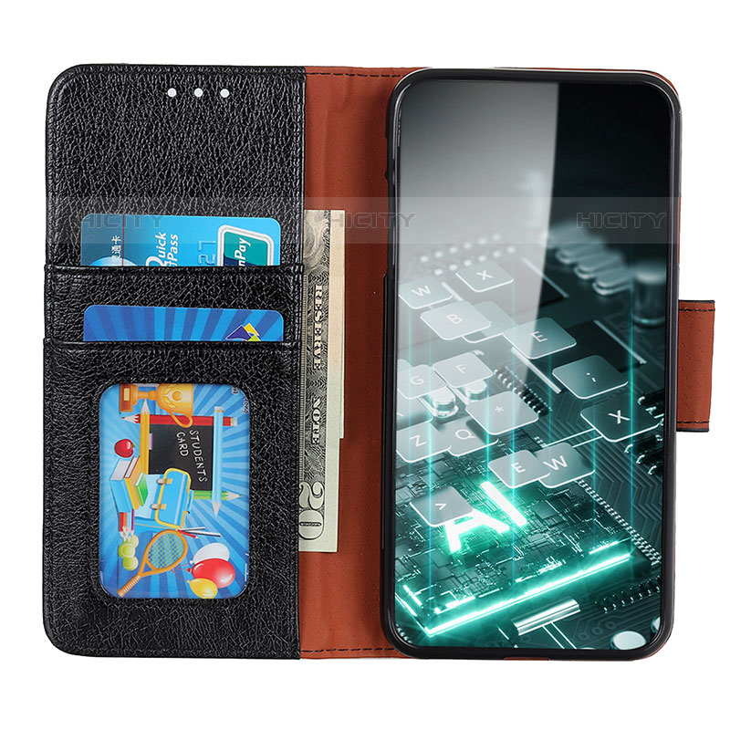 Funda de Cuero Cartera con Soporte Carcasa N05P para Samsung Galaxy A03