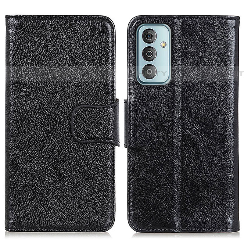 Funda de Cuero Cartera con Soporte Carcasa N05P para Samsung Galaxy M13 4G Negro