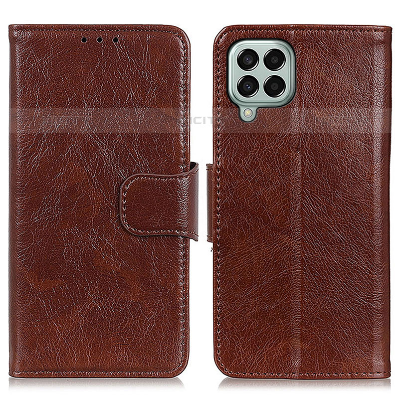 Funda de Cuero Cartera con Soporte Carcasa N05P para Samsung Galaxy M33 5G Marron