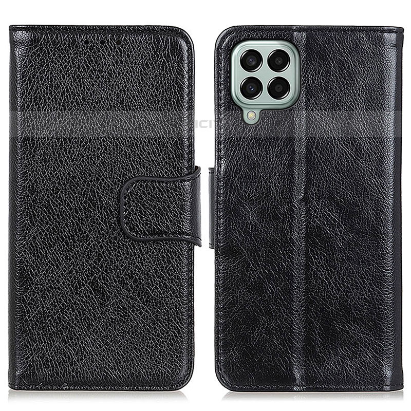 Funda de Cuero Cartera con Soporte Carcasa N05P para Samsung Galaxy M33 5G Negro