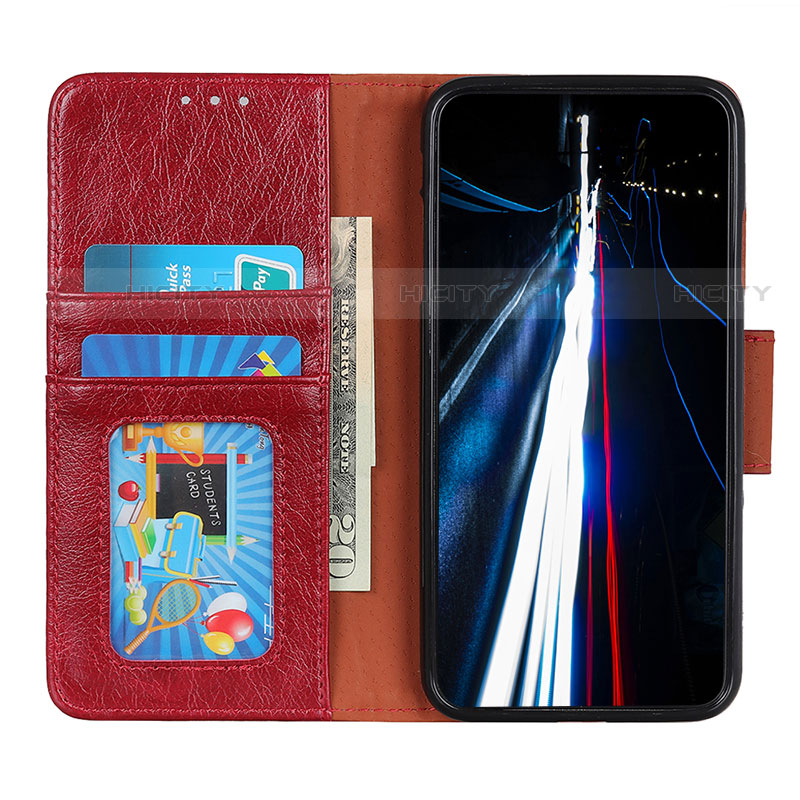 Funda de Cuero Cartera con Soporte Carcasa N05P para Samsung Galaxy S21 FE 5G