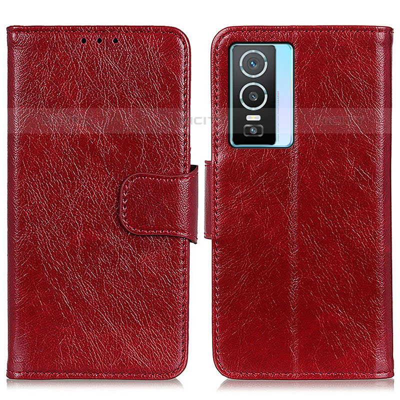 Funda de Cuero Cartera con Soporte Carcasa N05P para Vivo Y74s 5G