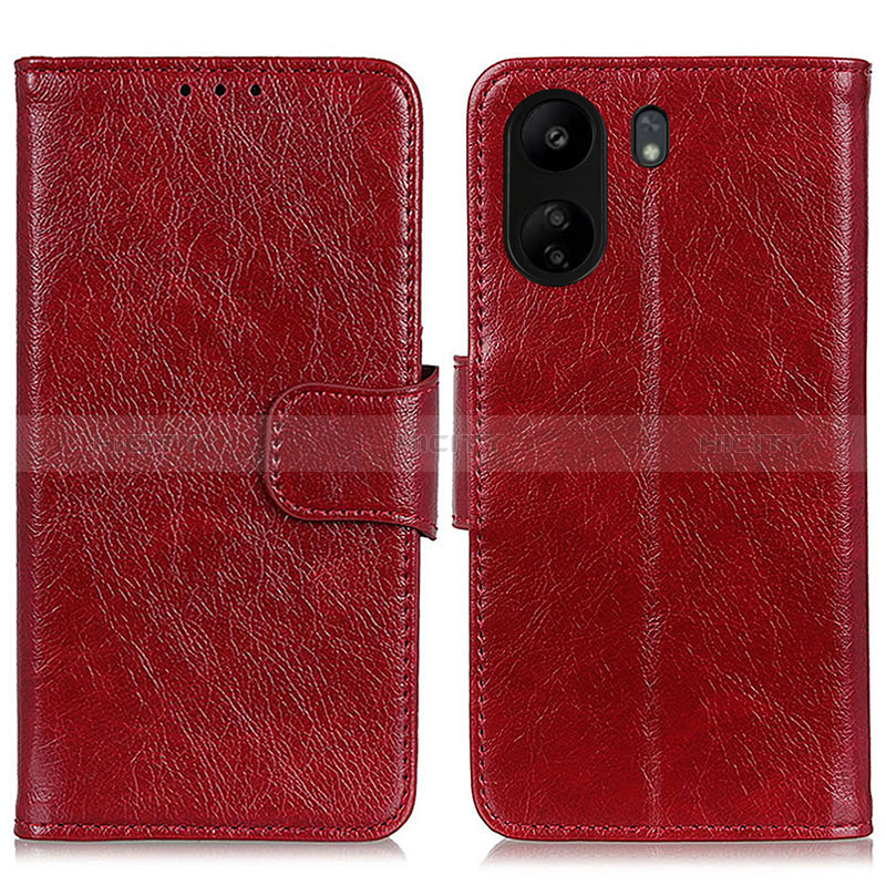 Funda de Cuero Cartera con Soporte Carcasa N05P para Xiaomi Redmi 13C