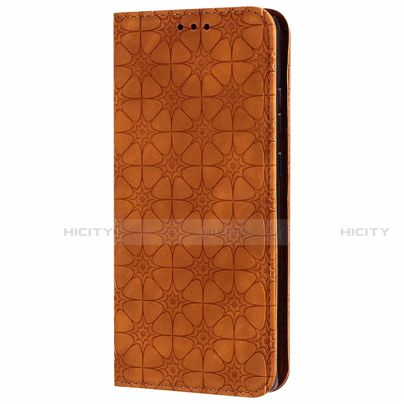 Funda de Cuero Cartera con Soporte Carcasa N06 para Samsung Galaxy Note 20 5G Marron