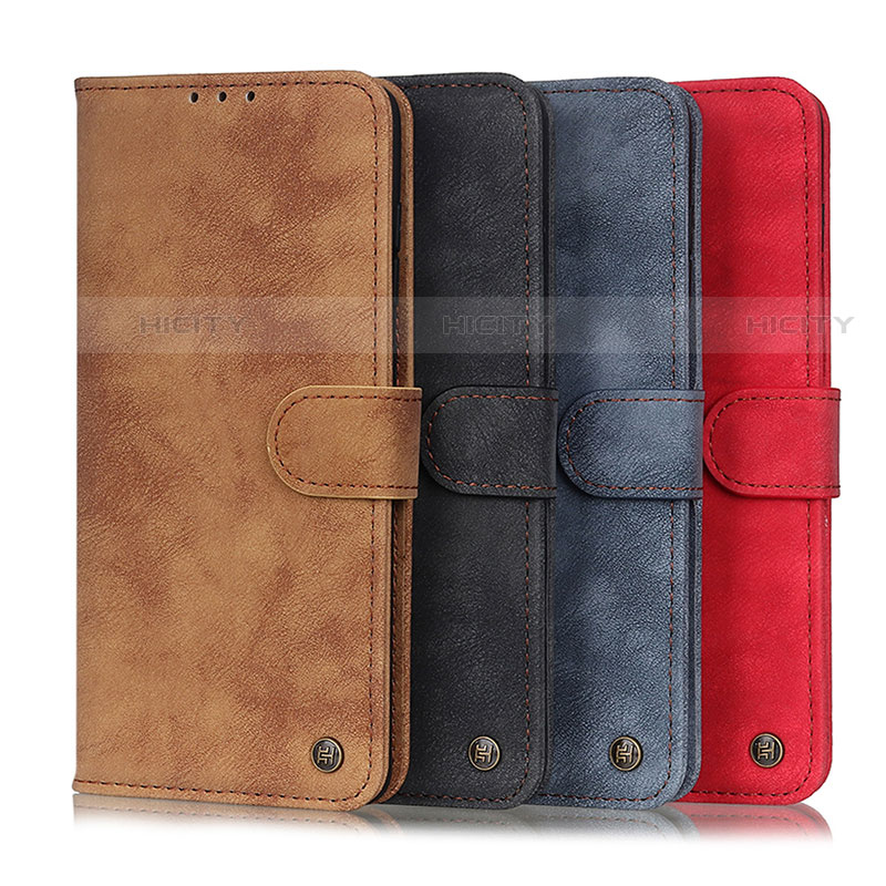 Funda de Cuero Cartera con Soporte Carcasa N06P para Motorola Moto E32