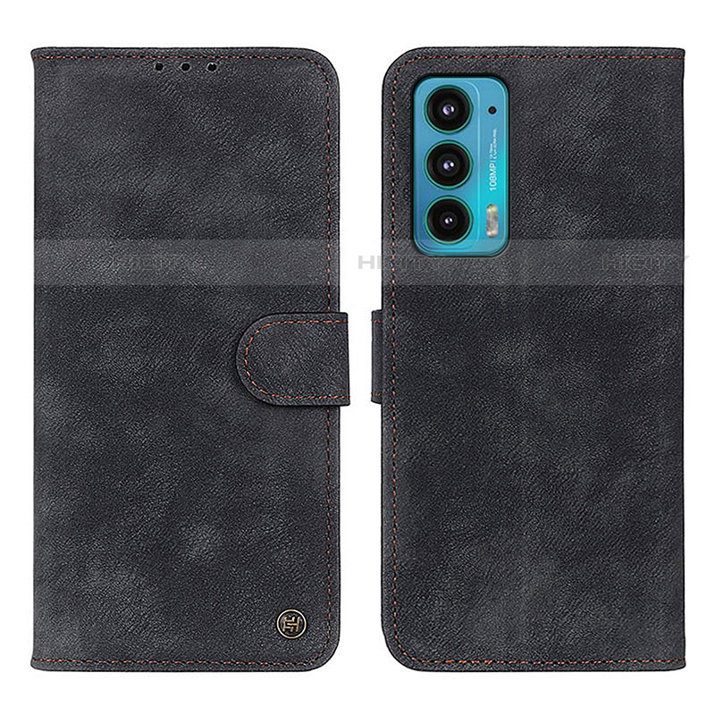 Funda de Cuero Cartera con Soporte Carcasa N06P para Motorola Moto Edge Lite 5G