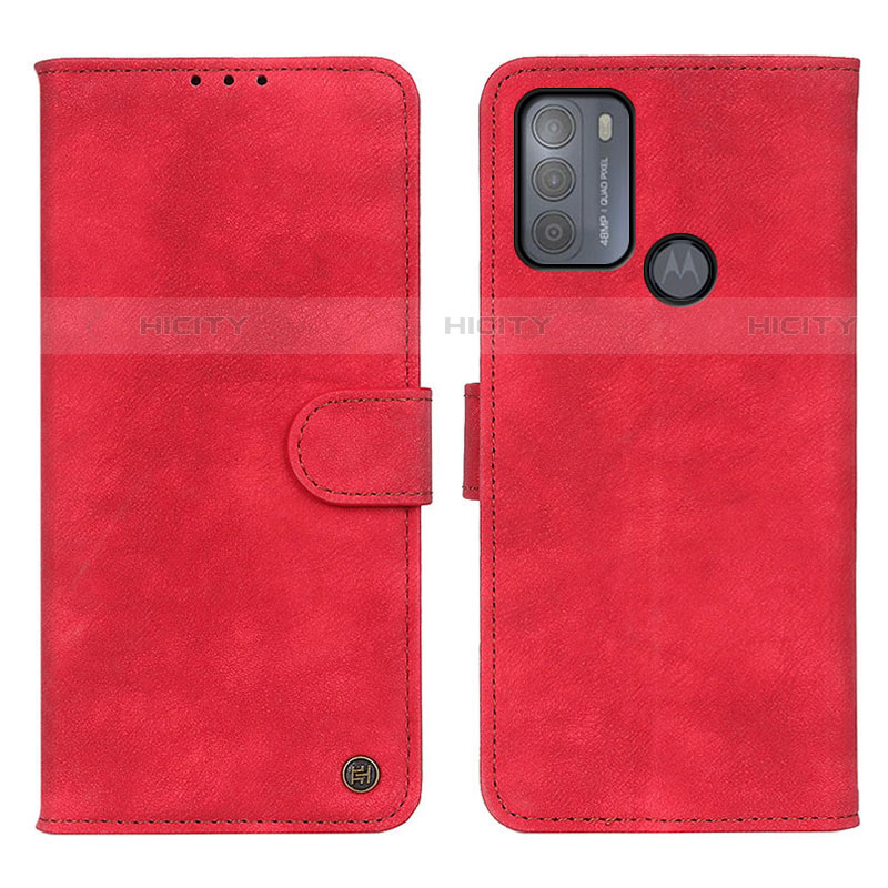 Funda de Cuero Cartera con Soporte Carcasa N06P para Motorola Moto G50