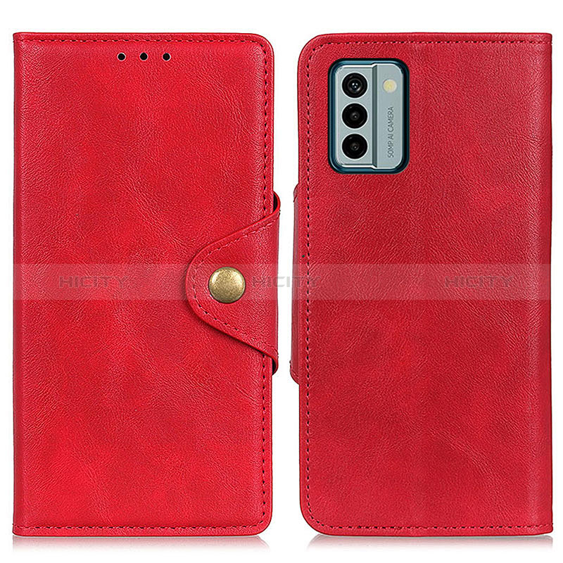 Funda de Cuero Cartera con Soporte Carcasa N06P para Nokia G22 Rojo