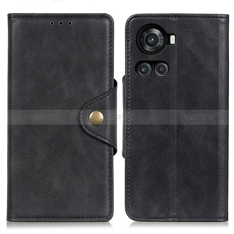 Funda de Cuero Cartera con Soporte Carcasa N06P para OnePlus Ace 5G Negro