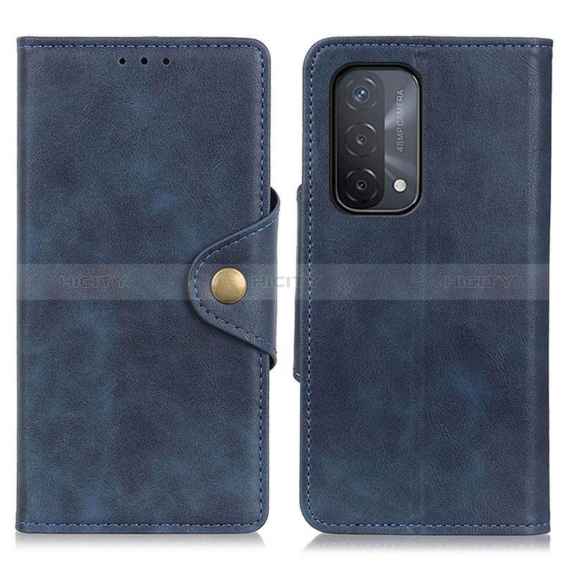 Funda de Cuero Cartera con Soporte Carcasa N06P para Oppo A74 5G