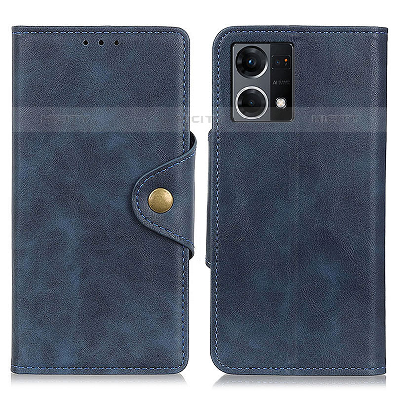 Funda de Cuero Cartera con Soporte Carcasa N06P para Oppo F21s Pro 4G