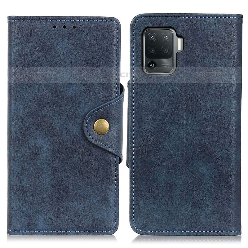 Funda de Cuero Cartera con Soporte Carcasa N06P para Oppo Reno5 F