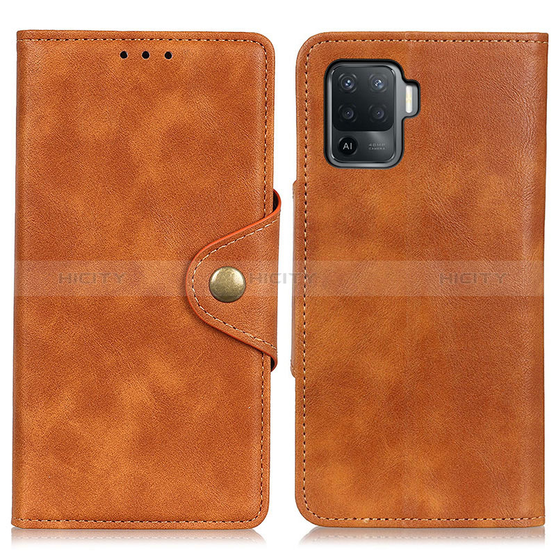 Funda de Cuero Cartera con Soporte Carcasa N06P para Oppo Reno5 Lite