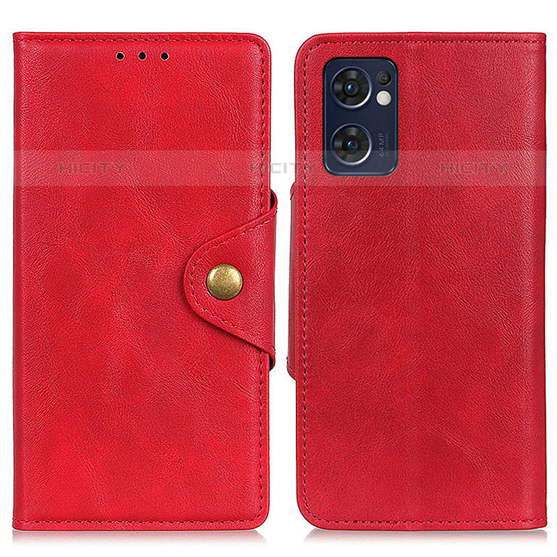 Funda de Cuero Cartera con Soporte Carcasa N06P para Oppo Reno7 5G