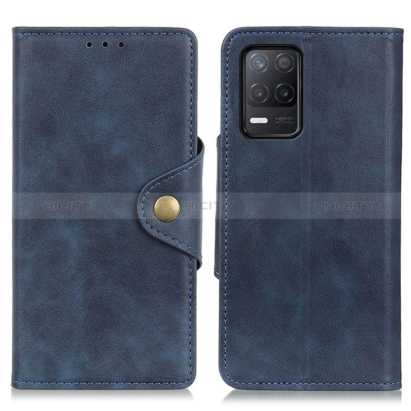 Funda de Cuero Cartera con Soporte Carcasa N06P para Realme 8 5G