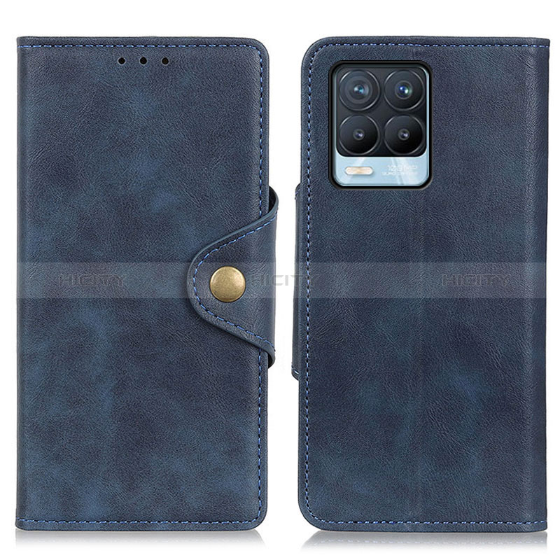 Funda de Cuero Cartera con Soporte Carcasa N06P para Realme 8 Pro