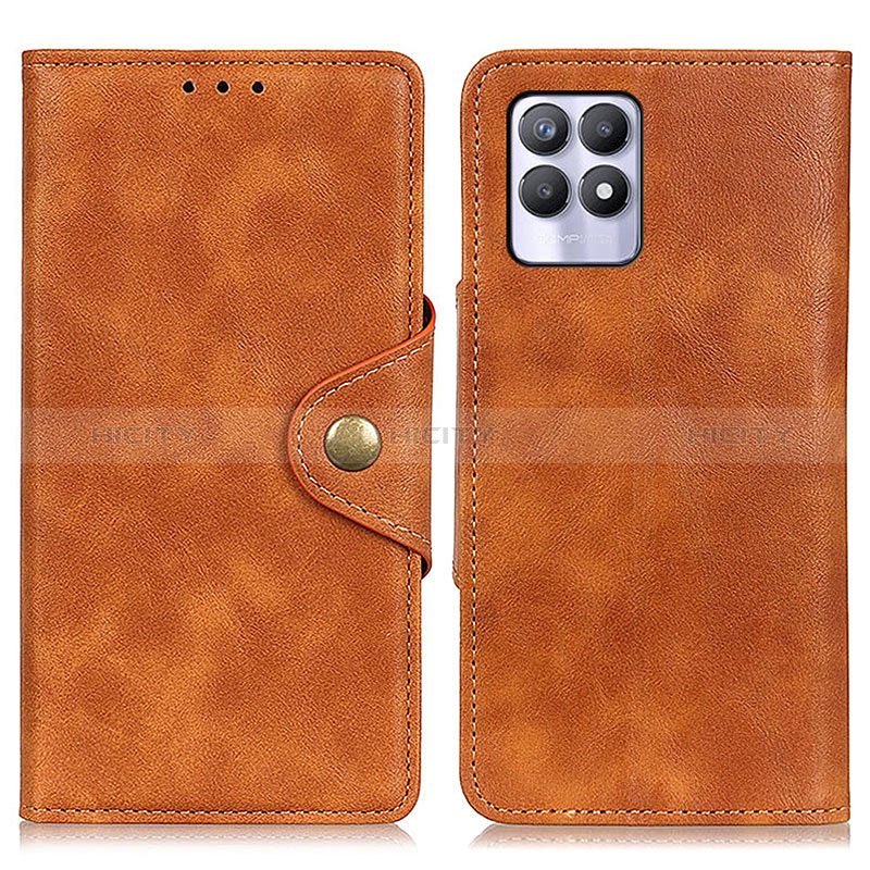 Funda de Cuero Cartera con Soporte Carcasa N06P para Realme 8i