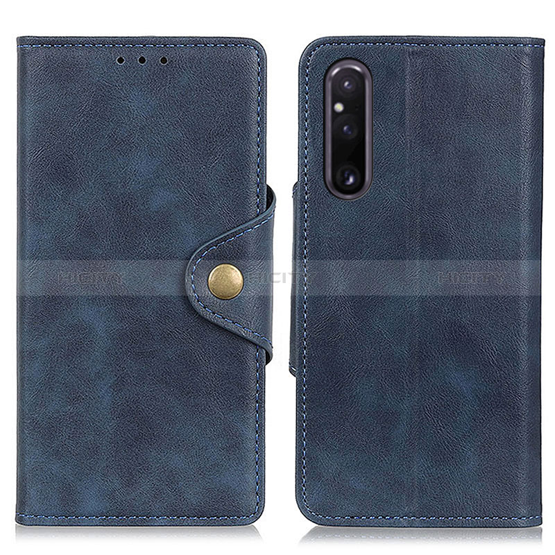 Funda de Cuero Cartera con Soporte Carcasa N06P para Sony Xperia 1 V