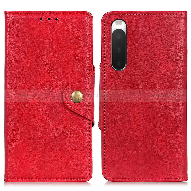 Funda de Cuero Cartera con Soporte Carcasa N06P para Sony Xperia 10 IV