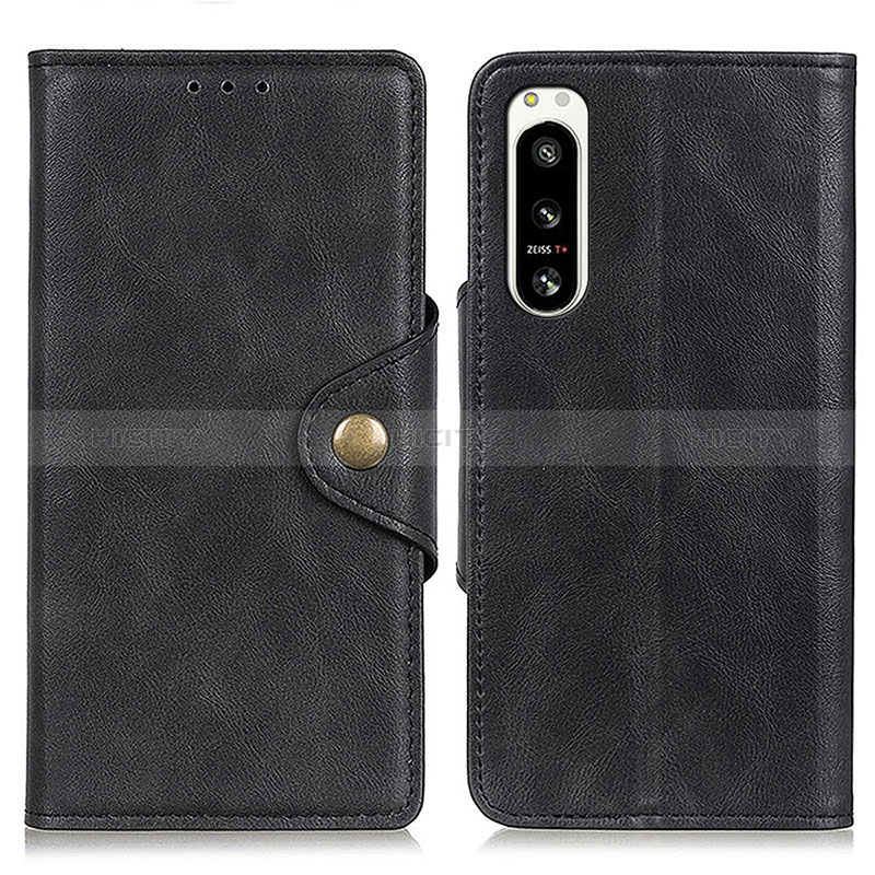 Funda de Cuero Cartera con Soporte Carcasa N06P para Sony Xperia 5 IV