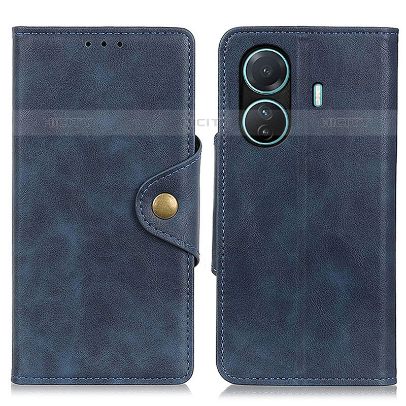 Funda de Cuero Cartera con Soporte Carcasa N06P para Vivo T1 Pro 5G