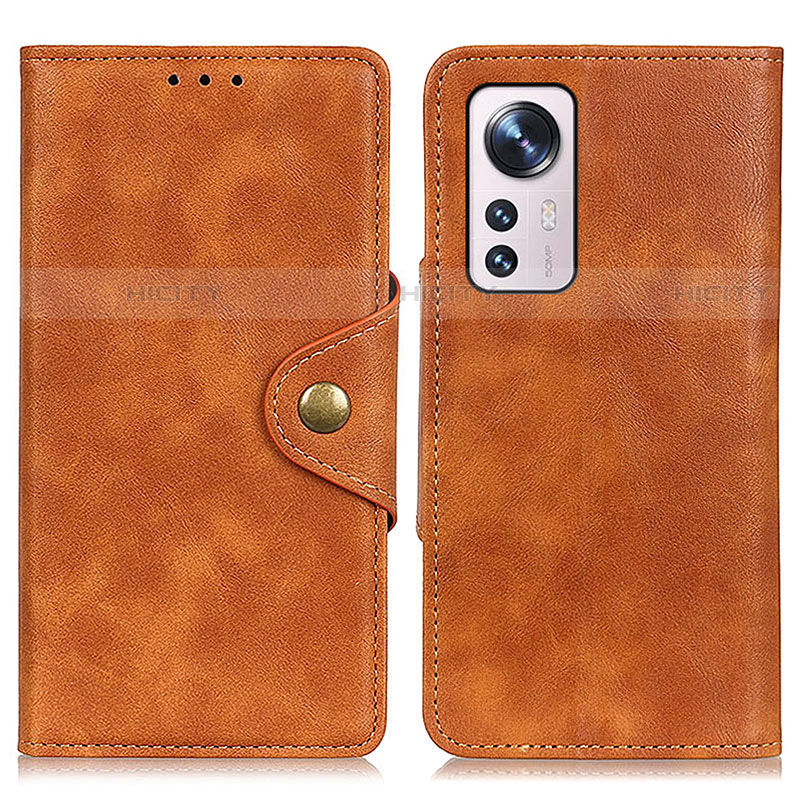 Funda de Cuero Cartera con Soporte Carcasa N06P para Xiaomi Mi 12 Pro 5G