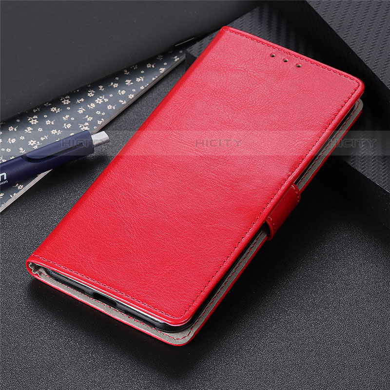 Funda de Cuero Cartera con Soporte Carcasa N07 para Huawei P40 Pro Rojo