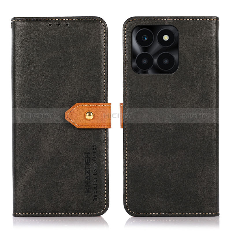 Funda de Cuero Cartera con Soporte Carcasa N07P para Huawei Honor X6a