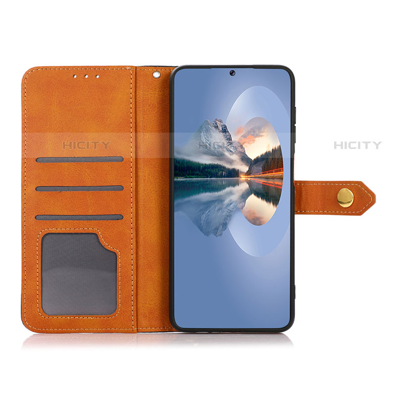 Funda de Cuero Cartera con Soporte Carcasa N07P para Motorola Moto E40