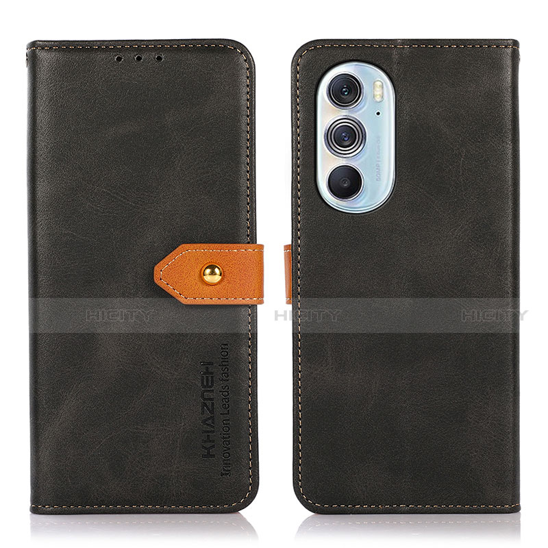 Funda de Cuero Cartera con Soporte Carcasa N07P para Motorola Moto Edge 30 Pro 5G