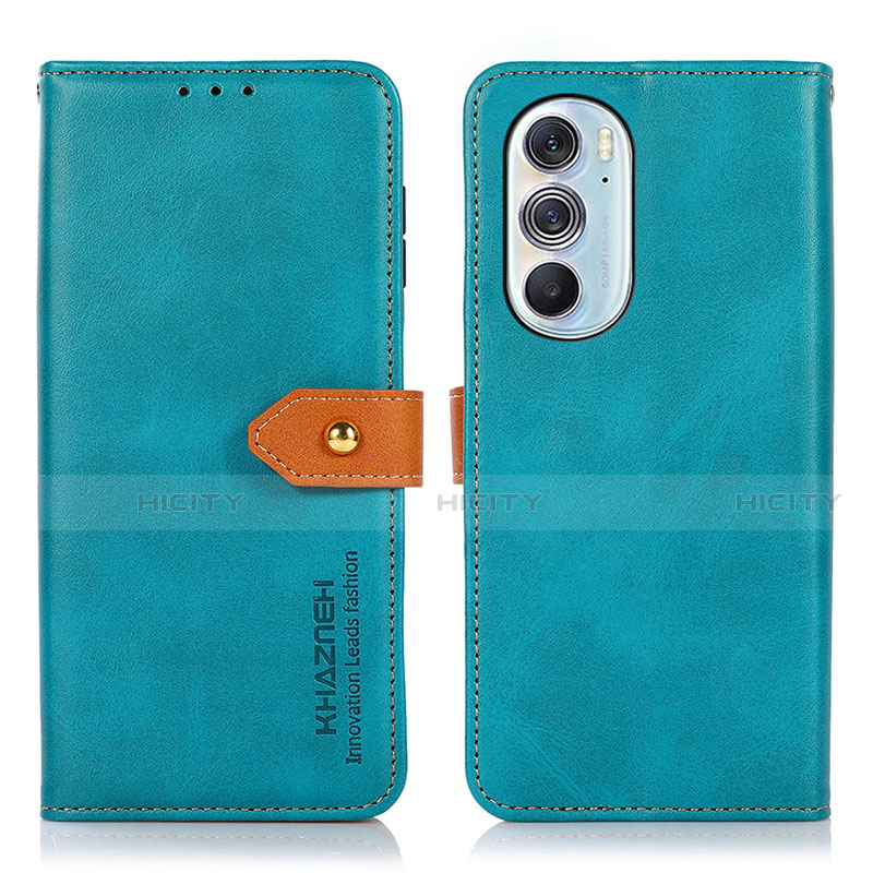 Funda de Cuero Cartera con Soporte Carcasa N07P para Motorola Moto Edge 30 Pro 5G