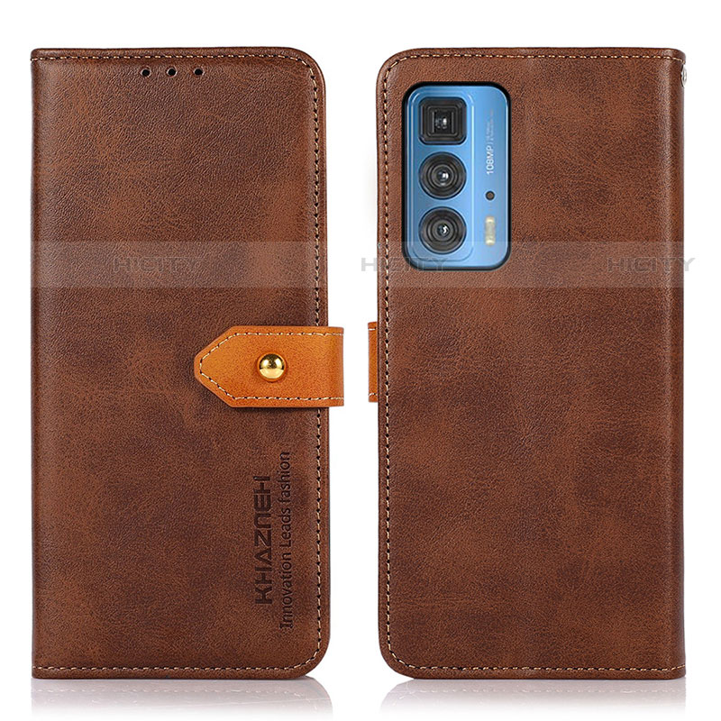 Funda de Cuero Cartera con Soporte Carcasa N07P para Motorola Moto Edge S Pro 5G