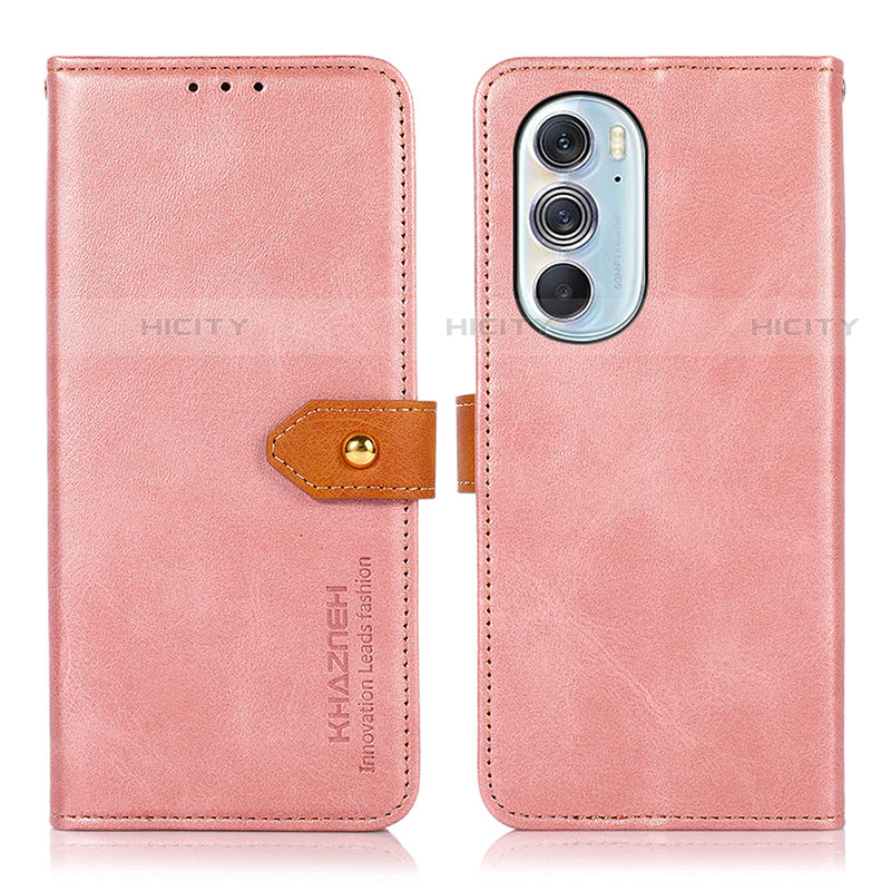 Funda de Cuero Cartera con Soporte Carcasa N07P para Motorola Moto Edge X30 5G