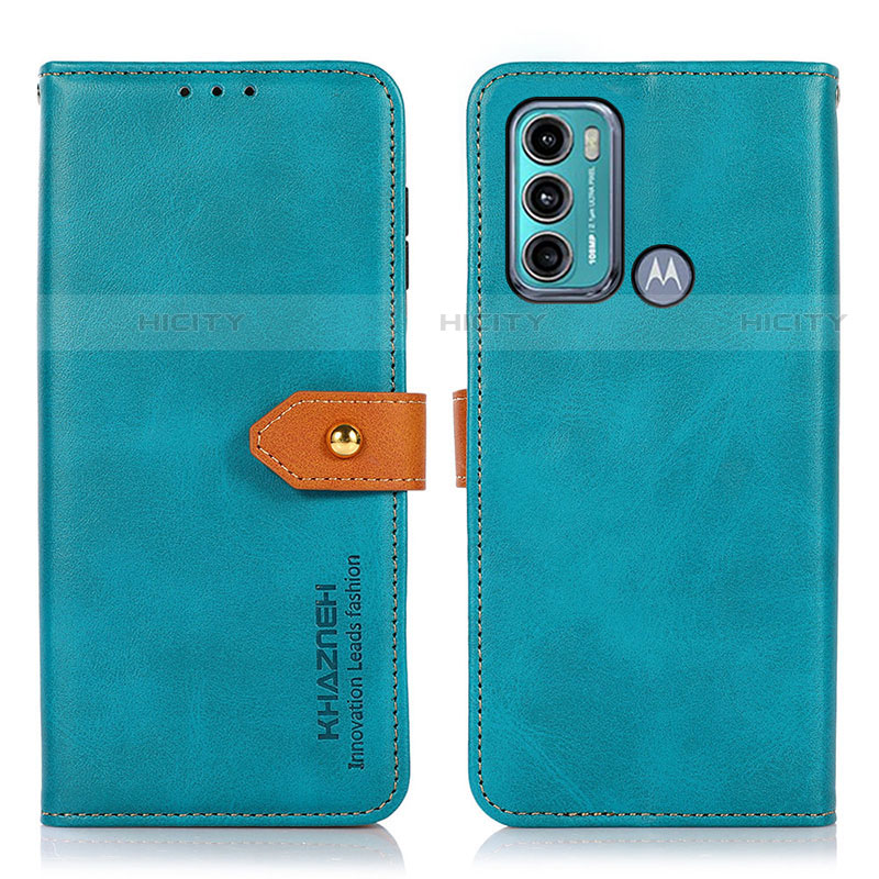 Funda de Cuero Cartera con Soporte Carcasa N07P para Motorola Moto G40 Fusion