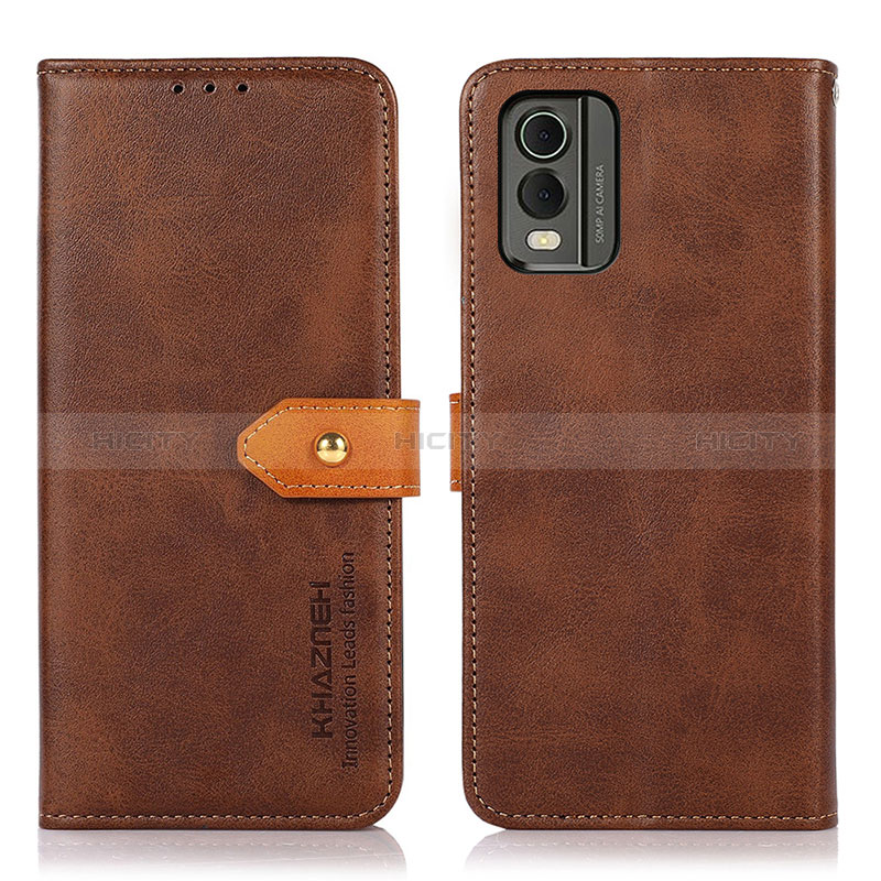 Funda de Cuero Cartera con Soporte Carcasa N07P para Nokia C32