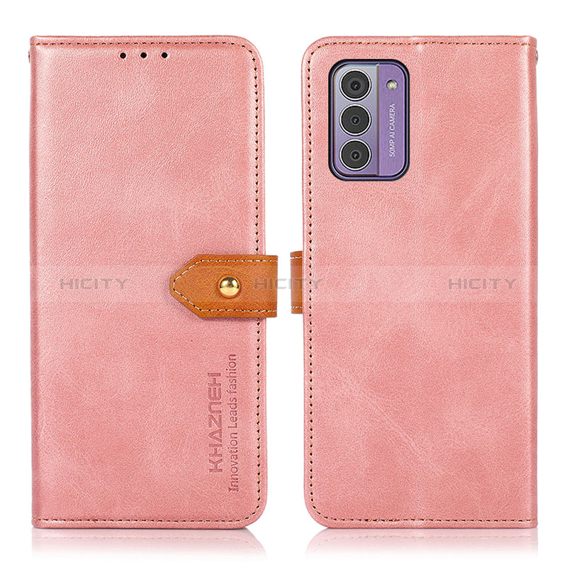 Funda de Cuero Cartera con Soporte Carcasa N07P para Nokia G42 5G Rosa