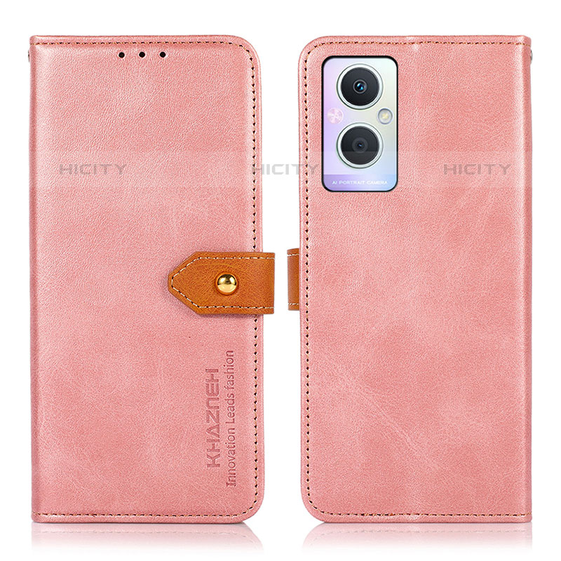 Funda de Cuero Cartera con Soporte Carcasa N07P para Oppo F21 Pro 5G