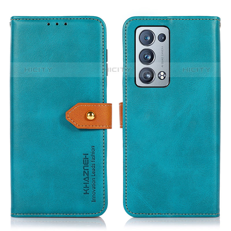 Funda de Cuero Cartera con Soporte Carcasa N07P para Oppo Reno6 Pro+ Plus 5G