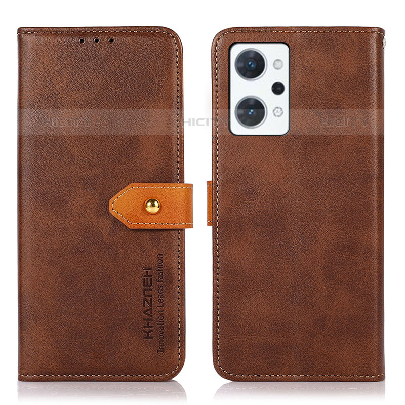 Funda de Cuero Cartera con Soporte Carcasa N07P para Oppo Reno7 A